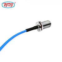 Fourniture d'usine prise mâle IP68 SMA vers N prise de cloison femelle RF Coaxial RG405 SS405 RG402 SS402 .141 086 Assemblage de câble en queue de cochon
