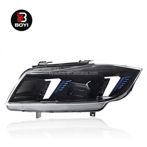 Faros Delanteros LED para <span class=keywords><strong>BMW</strong></span> Serie 3 E90 330i 2005-2012, Conjunto de Faros Delanteros Mejorados, Luz Diurna de Doble Color, Accesorios para Automóviles - Product Image 1