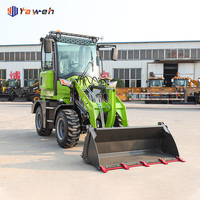 Loader Roda Depan Mini 4x4 Diesel Baru 2 Ton Murah, Loader Kompak Model Baru dengan Daftar Harga Kompetitif, Mini Traktor Loader