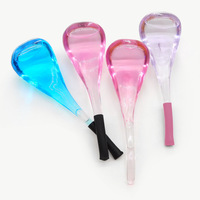 Boules de glace de Massage Facial en verre, forme de cuillère, outil de Massage Facial, fonctionne instantanément pour stimuler la circulation sanguine, 1 pièce