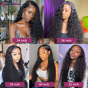 38 40인치 HD 레이스 버진 브라질리언 인모 글루리스 가발 딥 컬리 투명 레이스 프론트 인모 가발 (흑인 여성용) - Product Image 3