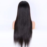 Vendedores de cabelo humano virgem atacado, base de seda invisível perucas de renda completa em estoque