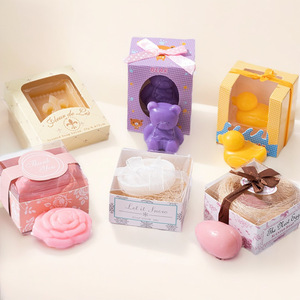 Regalo creativo, actividad comercial de regalos, recuerdos de boda, jabón hecho a mano, jabón pequeño - Product Image 1