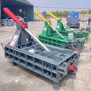 Presse à balles hydraulique Presse à balles en acier recyclé Compacteur de ferraille Machine de presse à métaux d'occasion automatique fournie sur mesure - Product Image 6