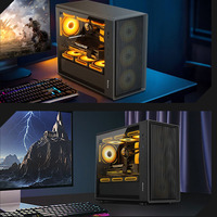 Boîtier d'ordinateur de bureau pratique, armoire pour PC, performances stables pour ordinateur de bureau à domicile et au bureau