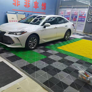 Tapis de salle de bain <span class=keywords><strong>Auto</strong></span> salon de beauté en plastique Grille d'épissure de sol Grille de drainage tapis antidérapant <span class=keywords><strong>Garage</strong></span> carrelage de sol - Product Image 2