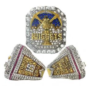 Bague de championnat de basket-ball personnalisée en alliage plaqué argent des <span class=keywords><strong>Denver</strong></span> <span class=keywords><strong>Nuggets</strong></span>, cadeau pour l'anniversaire de la ligue, fête sportive, champions 2023 - Product Image 5