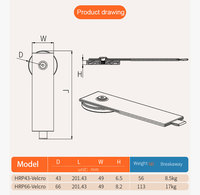 Aimant recouvert de caoutchouc D43mm D66mm, support magnétique pour outils, idéal pour ranger les cordes dans les remorques de camping-cars