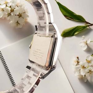 Reloj de pulsera para hombre con caja de aleación de lujo de 40 mm, movimiento de cuarzo, correa de silicona y esfera de cristal - Product Image 4