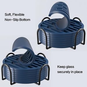Posavasos de Silicona Multifuncional Personalizado, Alfombrilla para Bebidas Calientes, Antideslizante, Aislante, para Mesa de Comedor - Product Image 6