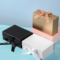 Boîte cadeau personnalisée, surprise, cosmétiques, boîte rigide carrée en carton recyclable, impression, gaufrage, estampage à chaud en or, laminage mat