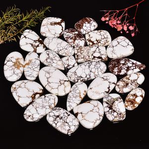 หินควอตซ์อัญมณีธรรมชาติทรงลูกแพร์ทรงหลวมแจสเปอร์ม้าป่า - Product Image 3
