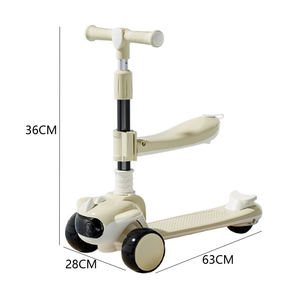 Patinete de <span class=keywords><strong>Ruedas</strong></span> Grandes, Patinete Infantil de 3 <span class=keywords><strong>Ruedas</strong></span> con Luz y Música, Patinetes para Niños en Venta - Product Image 6