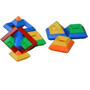 Il widget del giocattolo di plastica di dimensioni multiple della fabbrica della fabbrica si sviluppa la costruzione dei bambini