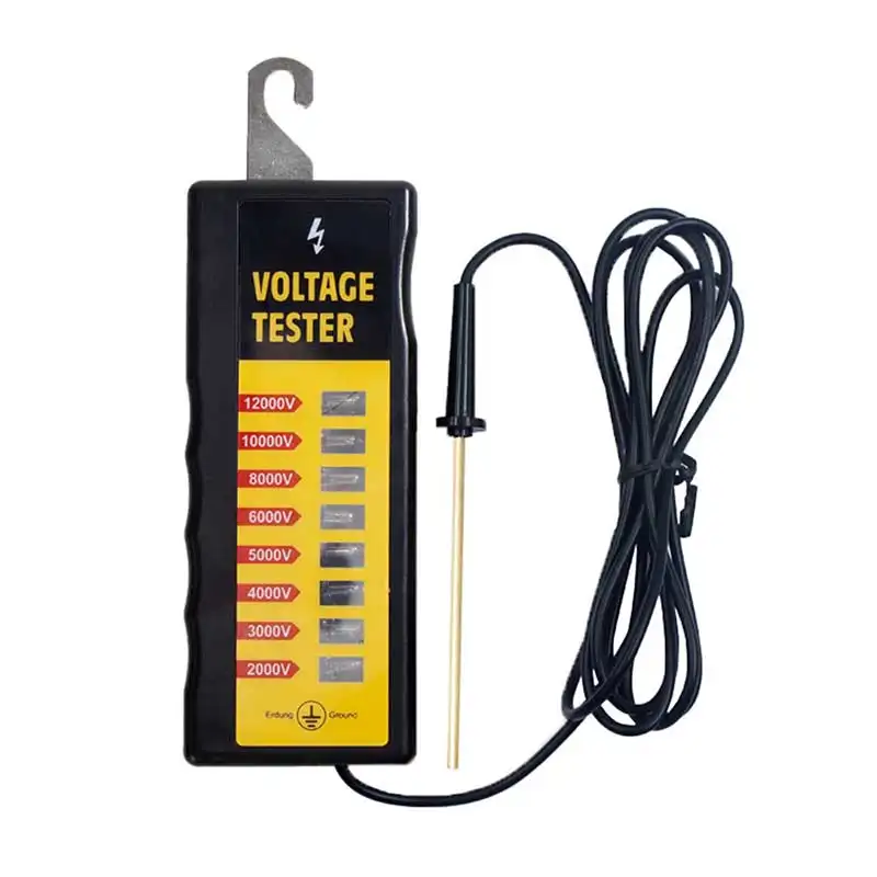 Testeur de clôture numérique personnalisé voltmètre numérique pour clôture électrique Testeur de clôture électrique