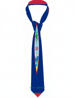 Cravate patriotique drapeau Chuuk, cravate quotidienne pour l'université, cravate de costume pour fête formelle, un cadeau idéal pour papa, grand-père ou mari
