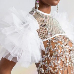 Dây Đeo Cơ Thể Bằng Pha Lê Có Dao Cạo Thả Huyền Ảo Dây Đeo Quyến Rũ Thủ Công Cho Nữ Dây Đeo Áo Ngực Phụ Kiện Trang Sức Cho Bữa Tiệc - Product Image 6