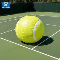 Balle de tennis gonflable géante, modèle gonflable pour événements sportifs, modèle publicitaire gonflable