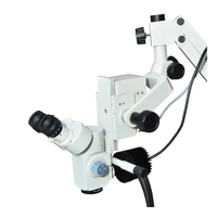 Portable Dental Operating Microscope with Three Step Magnification and Metal Construction for Dentist Use