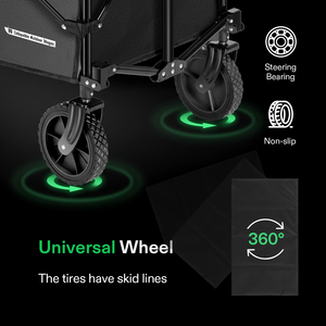 Ağır kapalı açık katlanabilir katlanır vagon - Product Image 4