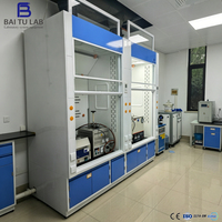 Hotte de laboratoire standard en acier Baitu EN14175-1 avec conception 3D gratuite, capacité de charge de 400 kg, pour laboratoire de sécurité thermique des matériaux