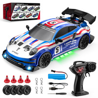 Nuevo Auto a Control Remoto a Escala 1:24, Juguete para Niños, 2.4ghz, Alta Velocidad, Modelo Deportivo, Carreras, Derrapes, Vehículo RC