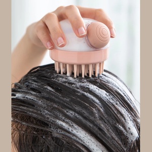 Cepillo de Silicona Multifuncional Portátil para Champú y Masaje, Dispensador de Champú, Cepillo de Baño para el Hogar y Viajes, para Bebés y Mascotas - Product Image 6