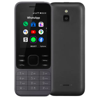 Teléfono Móvil Clásico 6300 4G con KaiOS, Google Maps, Radio FM, Teclado Resistente para Europa y Latinoamérica