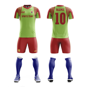 Set Completo da <span class=keywords><strong>Calcio</strong></span> Personalizzato con Stampa a Sublimazione Divise per <span class=keywords><strong>Squadre</strong></span> e Club <span class=keywords><strong>Abbigliamento</strong></span> da Football - Product Image 2