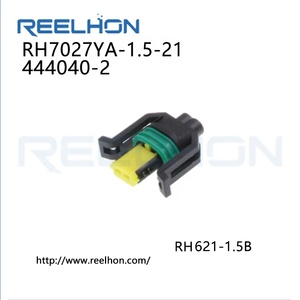 2-pin nữ không thấm nước ô tô nhiên liệu phun ổ cắm khai thác kết nối Đen TE 444040-2 Phụ tùng xe hơi - Product Image 3