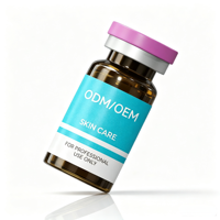 50. Autocollant personnalisé pour flacon de peptides de laboratoire, vinyle résistant au froid, flacon en verre de 10 ml, usage de recherche uniquement