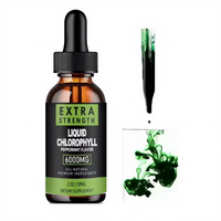 Clorofila Líquida de Marca Privada 500ml, Suplemento Detox para la Piel, Venta al por Mayor, Orgánica, a Granel