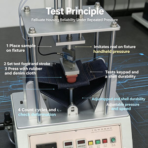Testeur de pression souple pour l'électronique grand public, équipement de <span class=keywords><strong>test</strong></span> d'essai de fiabilité à la compression pour téléphones portables, lignes fixes et talkies-walkies - Product Image 4