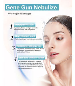 Alat <span class=keywords><strong>Nebulizer</strong></span> Gene Gun Non-Invasif Mengurangi Garis Halus, Mengencangkan dan Mengangkat, Eksfoliasi Jerawat, Jet Oksigen Air Ringan untuk Wajah, Dijual - Product Image 4