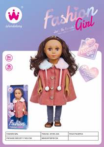 ตุ๊กตาแฟชั่น16นิ้วที่เหมือนจริงเหมือนจริงของเด็กผู้หญิงตุ๊กตาอเมริกันแอฟริกันของขวัญแฟชั่นที่ดีที่สุดสำหรับวันเกิดวันคริสต์มาส - Product Image 4