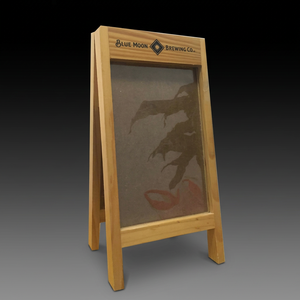 Tablero de madera con Marco A, tablero de tiza, letrero plegable para sándwich - Product Image 1
