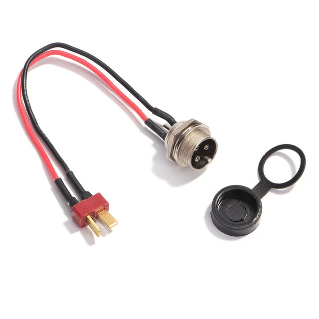 KUGOO M4 PRO Electric Scooter Parts ABS T-Head Charging Port Plug Power Charger Replacement Accessory