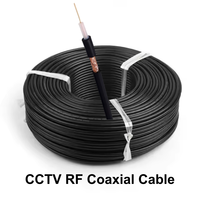 Cable Coaxial RG59 RG6 de 75 Ohm, 18AWG, Cobre Sólido/Trenzado, Revestimiento de PVC, 305m/1000 pies, CCTV, CATV, ODM, OEM