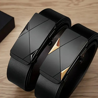 Ceinture intérieure sans boucle, tendance et décontractée, à fermoir automatique, boucle en plastique, longueur réglable, best-seller transfrontalier