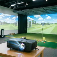 Écran de projection pour projecteur, supports de fixation au sol ou au plafond, écran ALR, supports de fixation pour projecteur, simulateur de golf, home cinéma HD