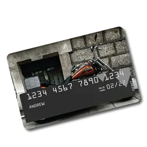 Custom Card Sticker Design Vinyl Sticker Debit Credit Card Skin Logo Waterproof Bank Credit Card Sticker