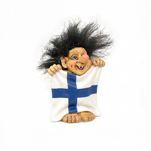 Statue personnalisée <span class=keywords><strong>en</strong></span> résine de Noël, d'<span class=keywords><strong>Islande</strong></span>, du Danemark, de Suède, viking, norvégienne, nordique, décoration de citrouille d'Halloween, figurine de troll - Product Image 2