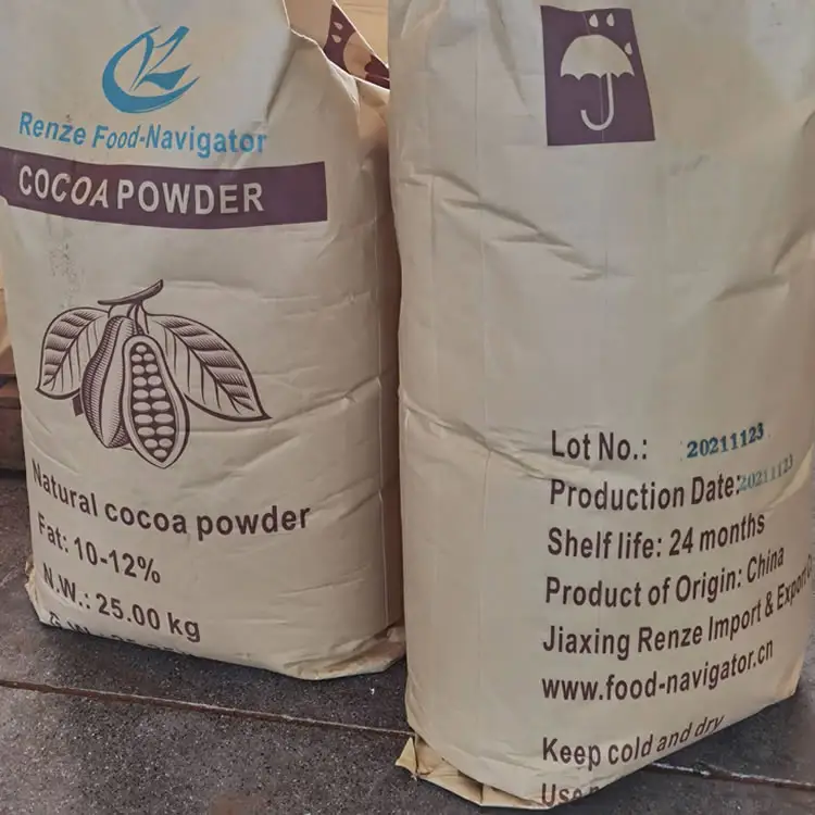 Naturel poudre de cacao alcalinisée Malaisie