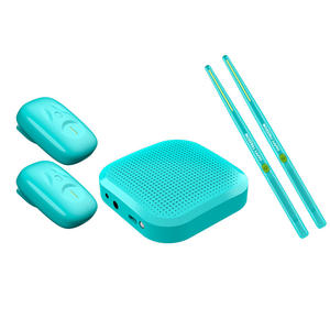 Batterie électronique portable à détection de mouvement, ensemble de batterie virtuelle intelligent avec baguettes, instrument d'entraînement Bluetooth - Product Image 3