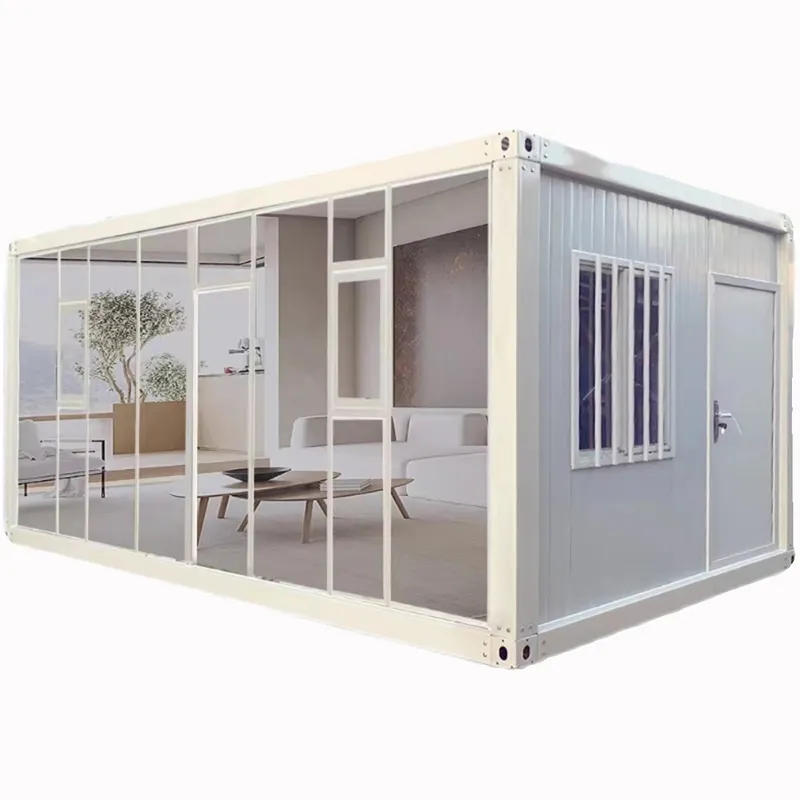 Oredy moderne Luxusvilla 20 Fuß / 40 Fuß winziges Haus tragbarer Container mit flachem Packung faltbares Minidesign für Wohnanhängerhaus