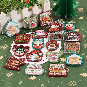 Custom Acrylic Plastic Glitter Designer Charms Retractable Badge Reel with No <b>Holder</b> Badge <b>Holder</b> & Accessories - Product Image 5