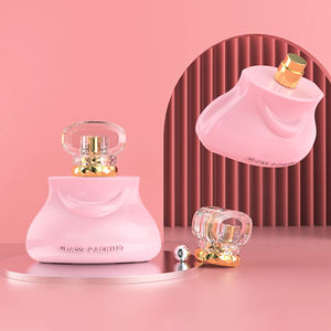 Bottiglia di profumo ambra vuota 100ml a forma di borsa elegante e romantica francese - Product Image 4