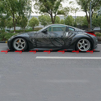 Pour Nissan 350Z Z33 Kit de carrosserie en fibre de résine Widebody Fender Flares pour Veilsid Style-Nouvel ensemble de pare-chocs de haute qualité