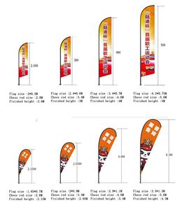 Drapeaux publicitaires personnalisés en forme de larme, bannières en vinyle, drapeaux de plage pour usage extérieur - Bali Bow Sail Swooper - Product Image 5