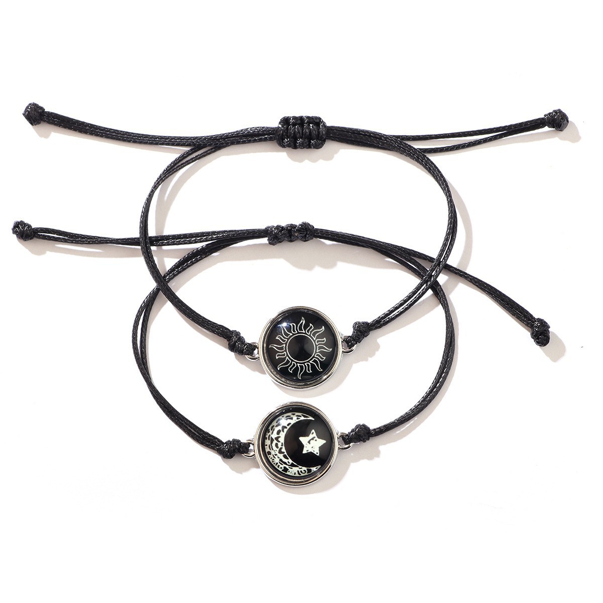 Moda nuevos amantes de la luna Sol negro
